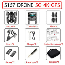 Load image into Gallery viewer, S167 GPS Drone With Camera